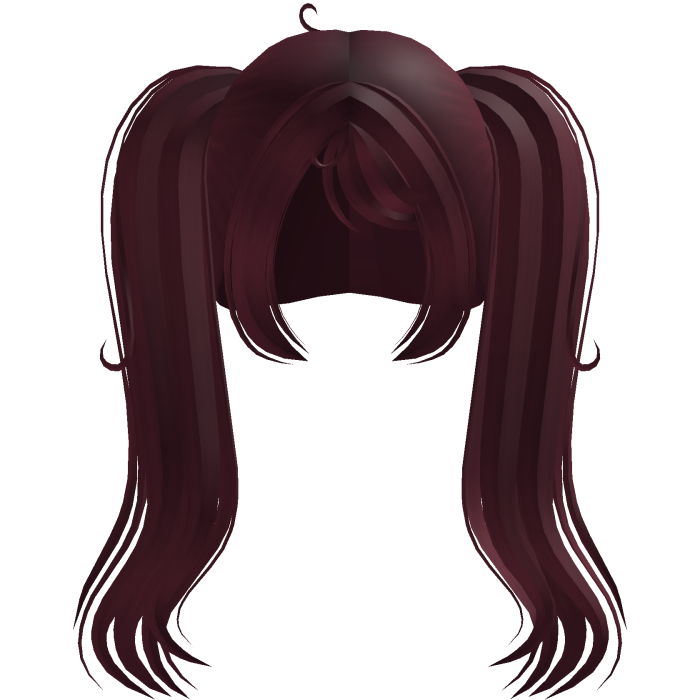 ۶ৎ | moe swirly scruffy shy maroon pigtails