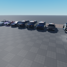 assorted californa emergency vehicles