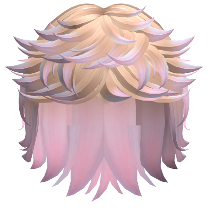 Fluffy Layered Messy Cool Boy Hair (Cotton Candy)  Roblox item