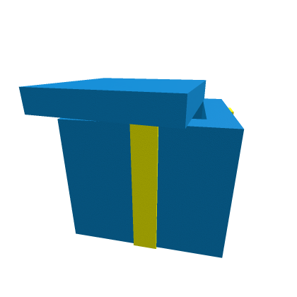 Yellow and cyan Present
