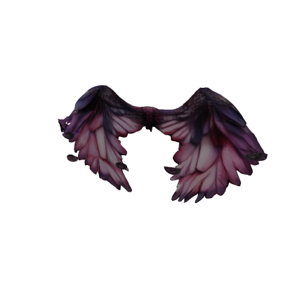 Pink Ombre Open Wings