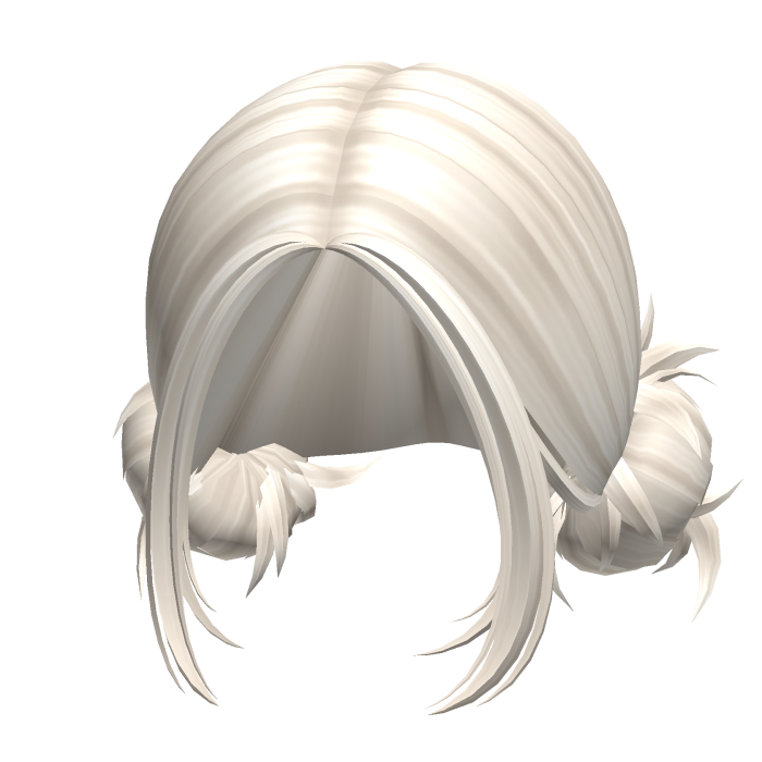 -',ৎ Low Preppy Spikey Buns in Ash Blonde