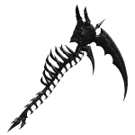 Obsidian Grim Reaper Scythe