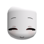 Sweet Closed Eyes Smile (White)
