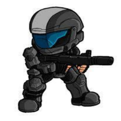 Halo ODST Rookie Cartoon Roblox decal