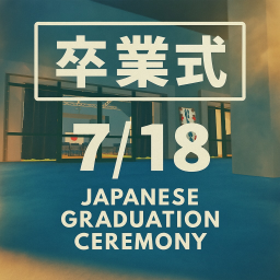卒業式 [japanese graduation ceremony]