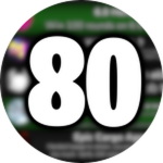 80 Badges Obtained