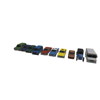 Ps1 Style Retro Cars