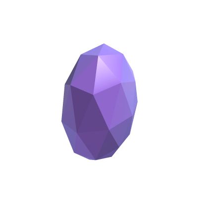 Enchanted purple gemstone