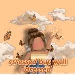 stressed but well dressed