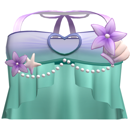 . ‿ ♡ cute purple ombre tropical top ⊹ . ୨୧