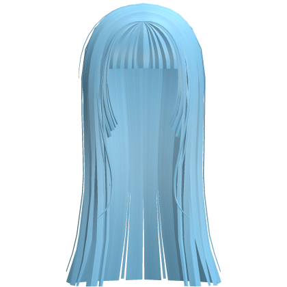♡: pretty doll straight long hime in blue Roblox item