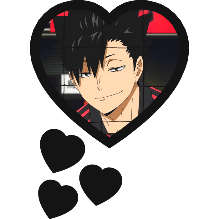 Tesuro Kuroo Thinking Hearts Haikyuu