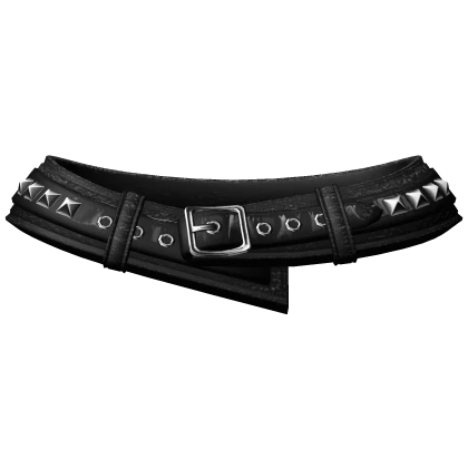 3.0 black gothic emo studded layered belt | Roblox Item - Rolimon's