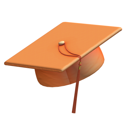 🚐 Stranger Things Orange Graduation Cap Max Mike Roblox item