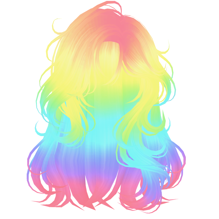Lucious Elegant Princess Waves Rainbow V2
