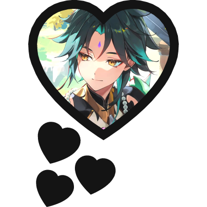 Xiao Thinking Hearts Genshin Impact