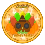 Thanksgiving cake Roblox badge thumbnail