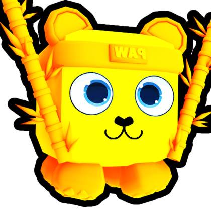 Gold Bamboo Panda
