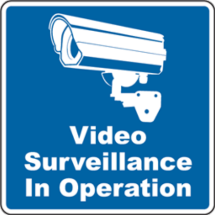 Cam security sign Roblox decal