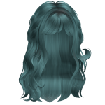 ♡ Wispy Loose Braided Hair (Teal)