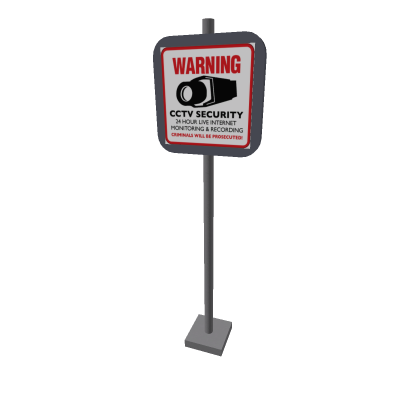 Security Camera sign