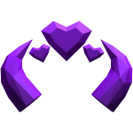 Purple Gem Horns