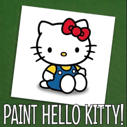 Paint Hello Kitty!