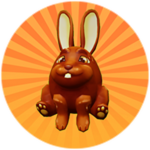Chocolate Bunny Egg