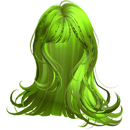 Silky Long Angelic Swirly Hair (Neon Leopard)