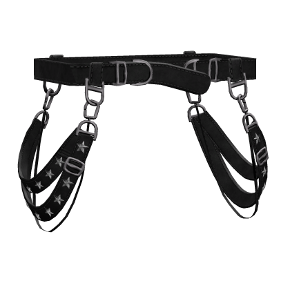 Elite Suspender Waist Straps V3 Silver Roblox item