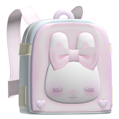 ૮｡· ⩊ ·｡ ა !! silly cute pink pastel buni backpack