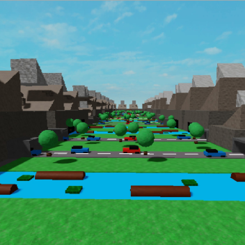 cross the road but ai generated