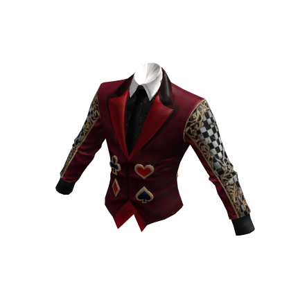 Magic Man Poker Suit Jacket - Clown