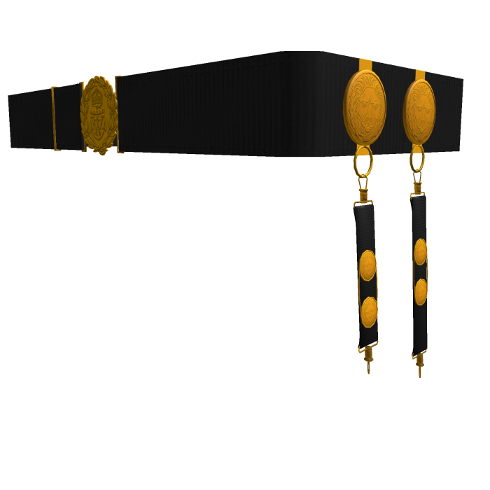 Imperial German Officer Navy Belt (Black)