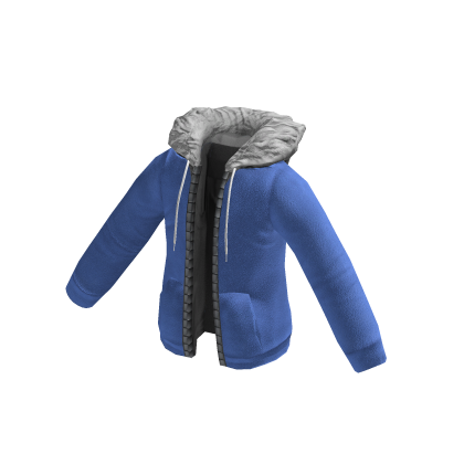Fur Hoodie (Blue)