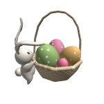 ♾️[⏳]Adorable & cute Easter bunny & egg basket hat