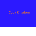 Cody Kingdom Army