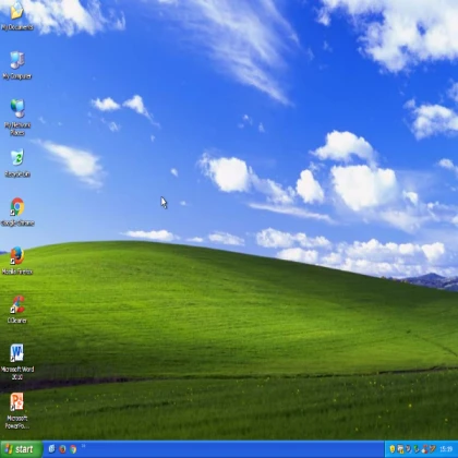 Windows XP desktop
