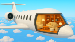 Luksusowy samolot Tycoon 🛫