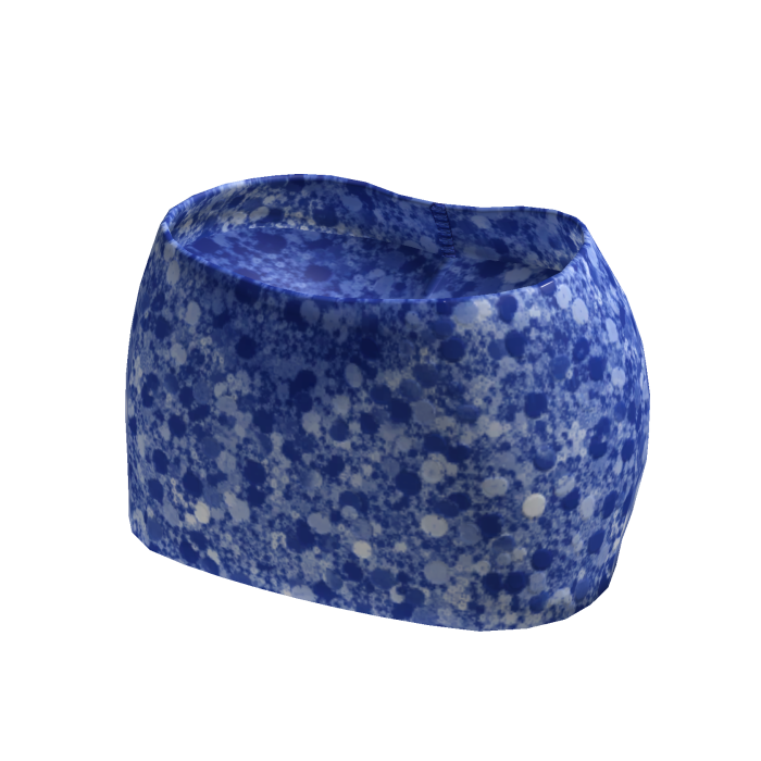 Blue Y2K Sequin Mirror Party Skirt