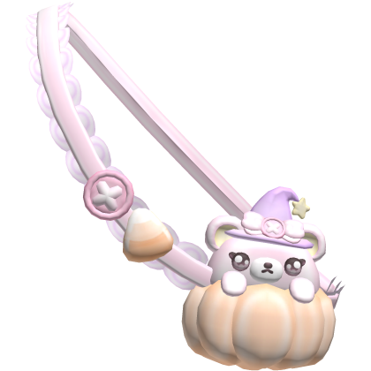 ♡⸝⸝ witchy korilakkuma pumpkin halloween side bag