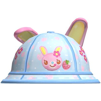 𖹭◞ kawaii blue mezzo piano mimi hat ! ! 
