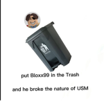 Throw Bloxx99 in Trash