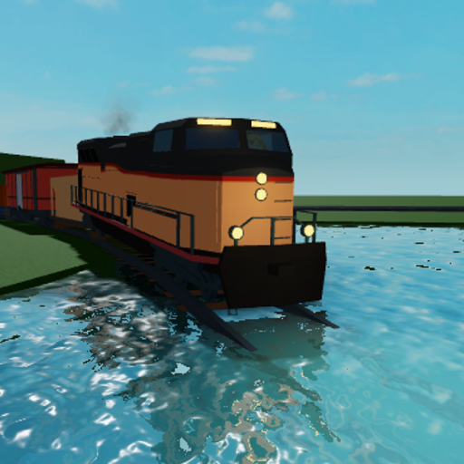 the train entering the water and in the end it lea