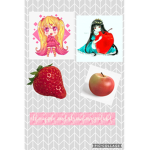 Apples and strawberrys
