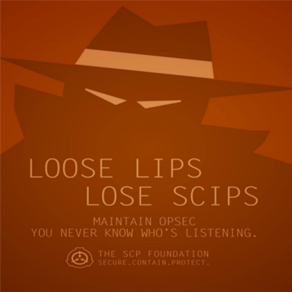 SCP poster #[data redacted] Roblox decal
