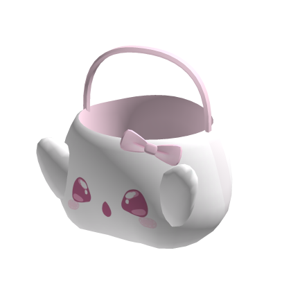 Holdable Cute Pink Ghost Bag