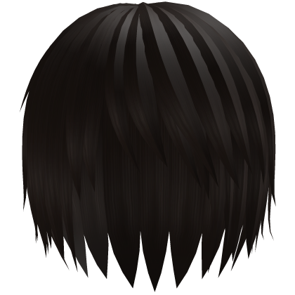 brown long messy moe vkei hair