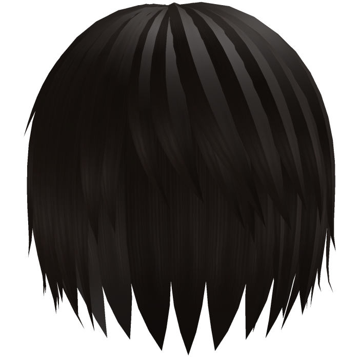 brown long messy moe vkei hair